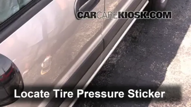 2004 Chevrolet Venture LS 3.4L V6 Tires & Wheels Check Tire Pressure